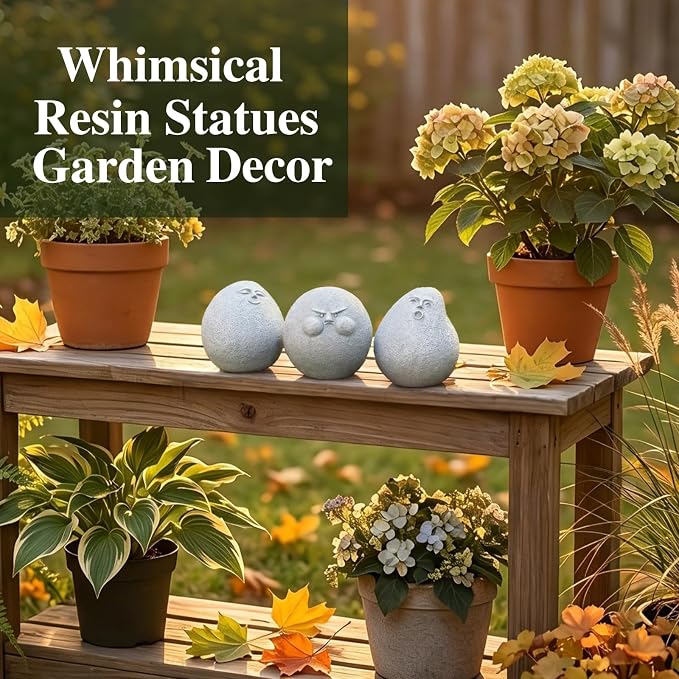 Miniature Cute Figurines Plant Decorations for Pots, Funny Fairy Garden Accessories Outdoor Decorations Gifts Women Statue for Table Yard Desktop Planter