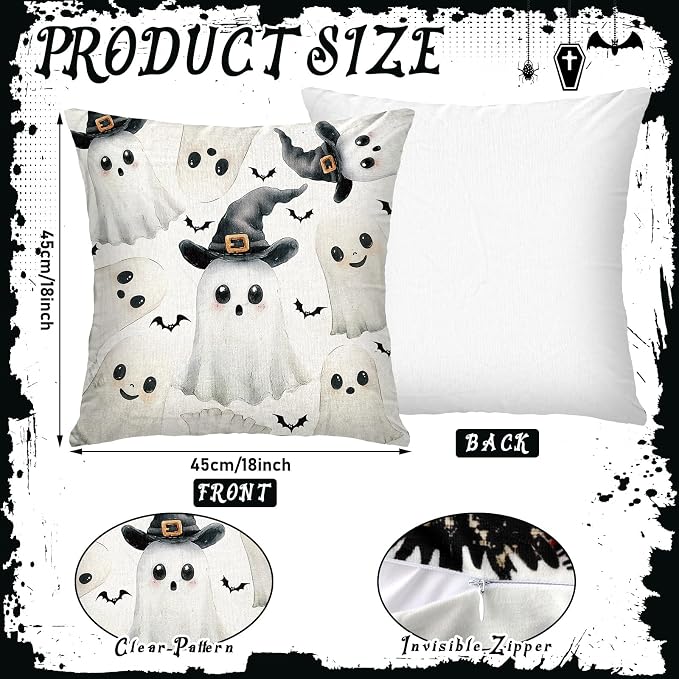 Mindsoft 20 Pcs Holiday Pillow Covers 18 x 18 Summer Pillow Cover 4th of July Fall Pillowcase Decorative Seasonal Cushion Case for Farmhouse Home Sofa(Holiday)