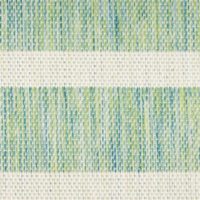 Nourison Home Positano Blue Green Ivory 6' x 9' Area Rug - Easy Clean, Non Shedding, Bed Room, Living Room, Dining Room, Kitchen (6' x 9')
