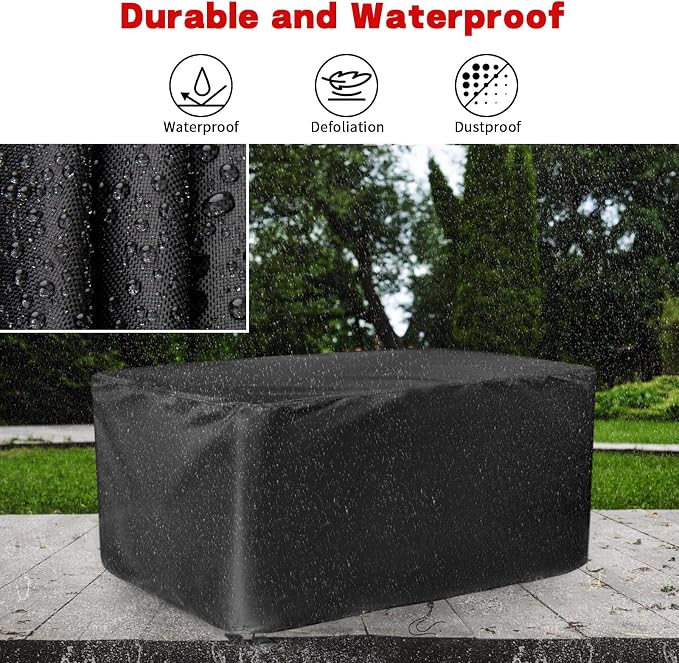 Storage Sheds Cover Fit for Devoko Outdoor Storage Cabinet, Waterproof Storage Box Storage Cabinet Cover- 48"L x 26"W x 37"H
