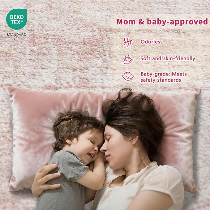Latte&Fog 6ft Pink Round Area Rug for Girl Bedroom Washable Cute Circle Rug | Non Slip Low Pile Soft Floral Indoor Carpet for Living Room Kids Playroom Nursery Classroom Dorm Decor Dining Kitchen Office