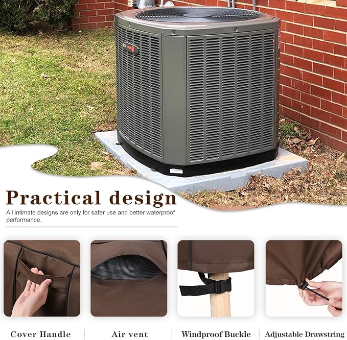 AC Covers for Outside Unit Air Conditioner Covers for Outdoor Winter Fits up to 34 x 34 x 38 inches