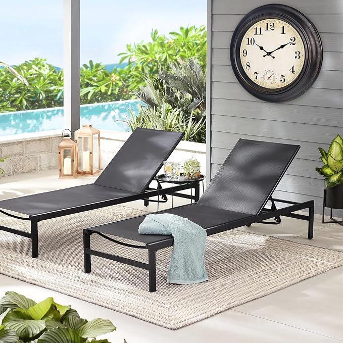 Large Outdoor Clocks Waterproof with Thermometer Combo Vintage Outdoor Wall Clock Decor for Patio Pool Garden(18 Inch)