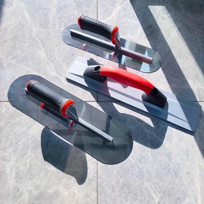 3 Pack Concrete Hand Tool Set, Masonry Hand Tool Set Include Cement Magnesium Hand Float, Stainless Steel Pool Trowels, Concrete Finishing Trowels for Masonry, Stucco Repair & Plastering