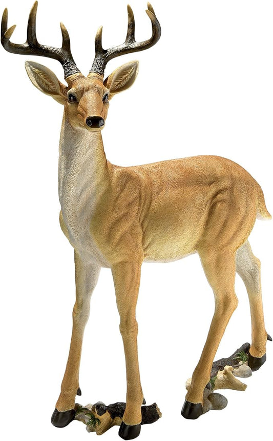 Design Toscano Woodland Buck Deer Statue