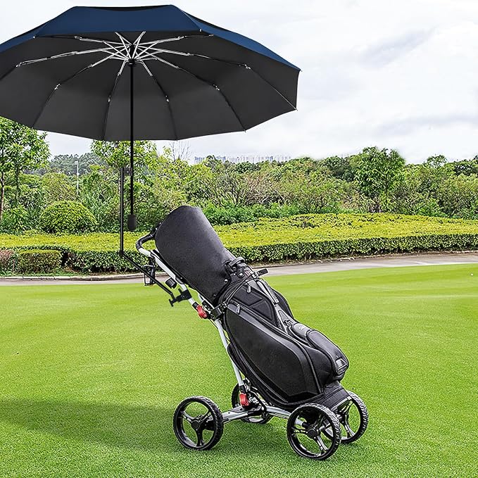 XLINGZA UPF 50+ Beach Umbrella with Adjustable Universal Clamp