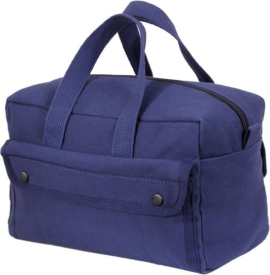 Rothco GI Style Mechanics Tool Bag, Heavy-Duty Canvas Tool Storage | 7.5 Liter Capacity, Heavyweight Canvas, Reinforced Bottom, Garage Storage