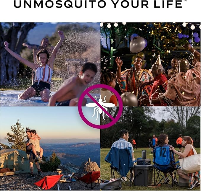 Thermacell Mosquito Repeller Patio Shield; Includes 12-Hour Refill; Highly Effective Mosquito Repellent for Patio; Bug Spray Alternative; Scent Free; No Candles or Flames