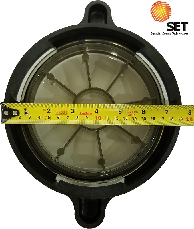 Replacement Pool Pump Basket Cover - for Splapool Above-Ground and In-Ground Pool Pumps - With O-Ring gasket