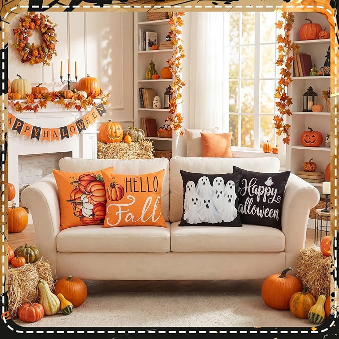 Mindsoft 20 Pcs Holiday Pillow Covers 18 x 18 Easter Pillow Cover Spring Summer 250th Anniversary Pillowcase Decorative Seasonal Cushion Case for Farmhouse Home Sofa(Seasonal)