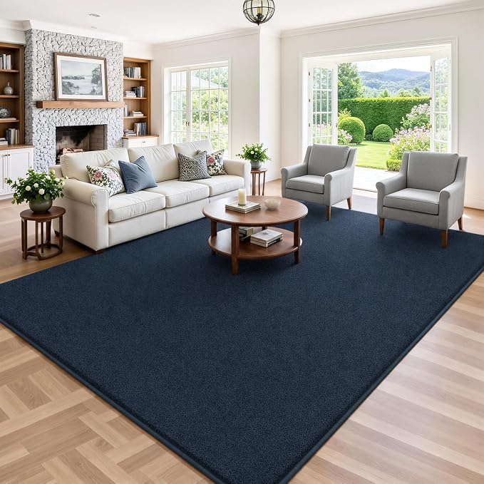 Keeko 6x9 Area Rugs for Living Room,Soft Washable Memory Foam Bedroom Rug | Indoor Throw Rug Low Pile Minimalist Non Slip Carpet for Kids Nursery Classroom Dorm Room Home Decor