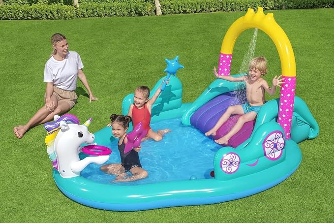 Bestway Magic Unicorn Water Play Centre 274 x 198 x 137 cm 53097