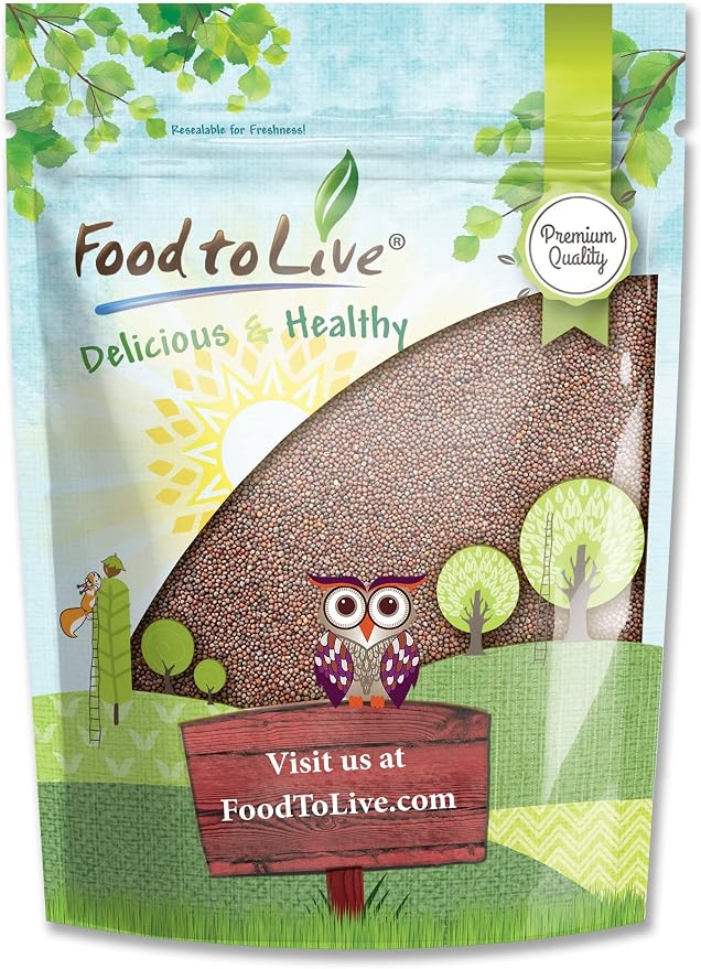 Food to Live Broccoli Seeds for Sprouting, 1.5 Pounds – Vegan, Kosher, Sirtfood, Bulk. Rich in Sulforaphane, Vitamin C, Vitamin A. Great for Growing Sprouts, Microgreens. High Germination Rate