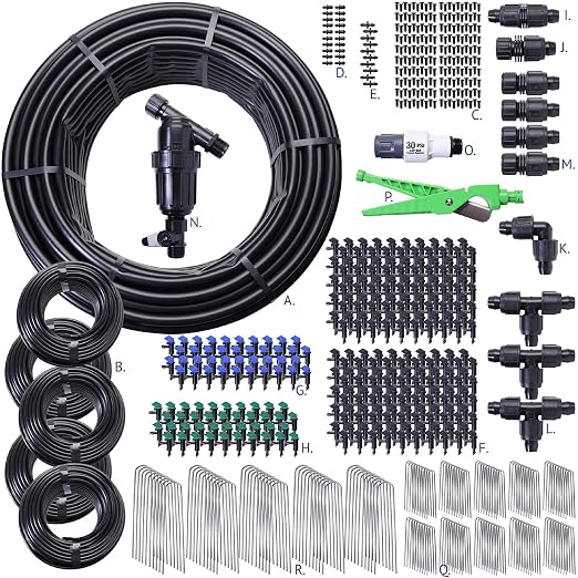 Dripworks Individual Plant Irrigation Kit for Watering Individual Plants in Containers - Waters Upto 280 Plants | Agricultural Grade Components | Trusted Brand Since 1991