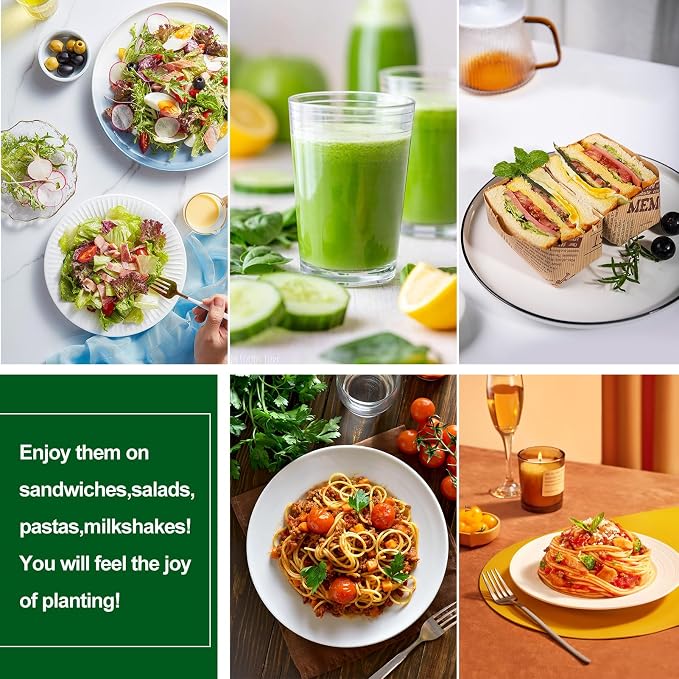 64PCS Microgreens Kit, 5" X 5" Hydroponic Sprouting Pads Microgreen Grow Mat Indoor Organic Production for Microgreen Starter Tray Wheatgrass Sprouts