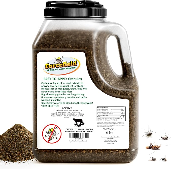 ForceField natural mosquito yard treatment repellent granules