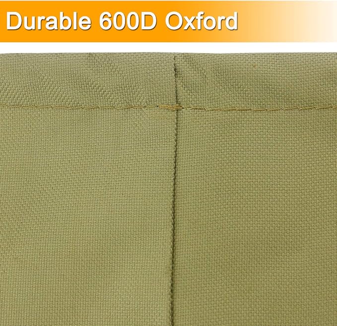 Ogrmar 38"x70" Garden Fountain Cover 600D Oxford Waterproof Dustproof Cover with Locking Drawstring for Winter Outdoor Garden Fountain Statue（38"x70"）