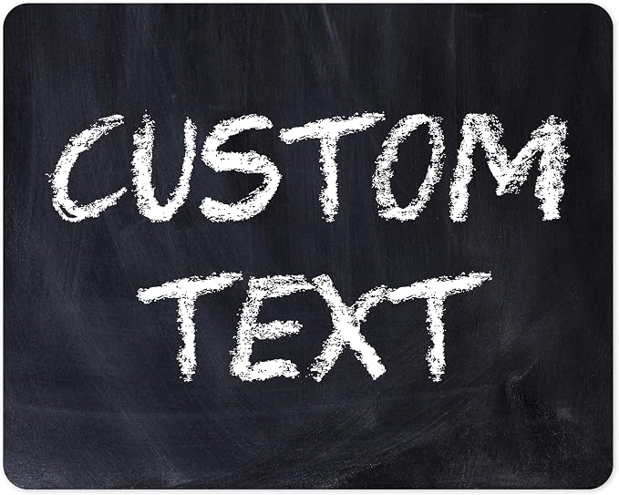 Custom Sign, Custom Street Sign, 11 Font Colors, 13 Font Styles, 4 Hole Options, 22 Sizes, 24x30 Inches, Rust Free DiBound, Fade Resistant, Made in USA by My Sign Center (Chalkboard Black)