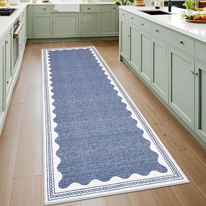 GarveeHome Scalloped Rug