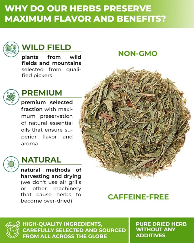 4 oz. Dried Stevia Leaves Herbal Tea (Stevia Rebaudiana) - 113g Leaf Leaves Herb Tea Estevia
