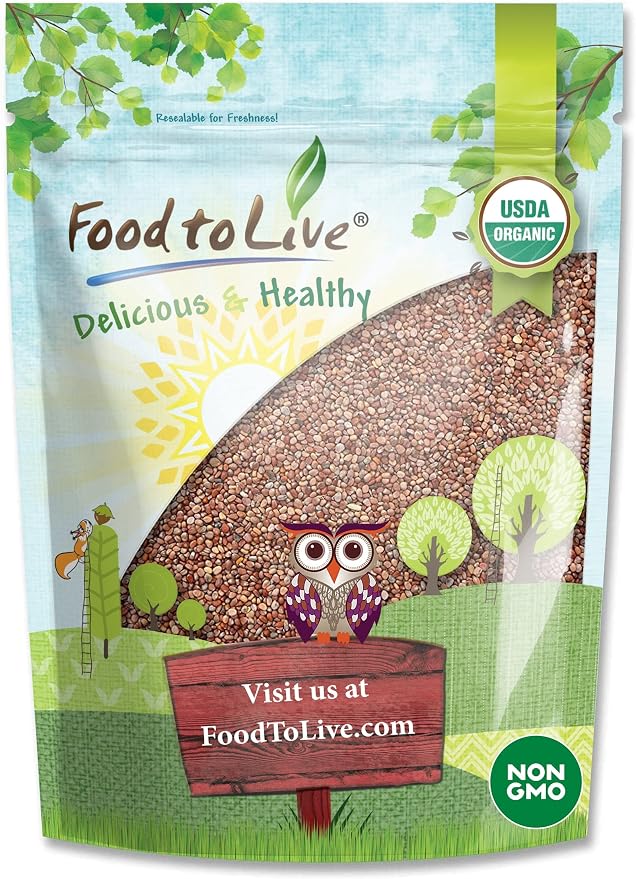 Food to Live - Organic Radish Seeds for Sprouting, 5 Pounds Non-GMO, Edible Seeds, Pure, Vegan, Kosher, Bulk. Spicy Flavor. Rich in Vitamin C. High Germitation Rate.