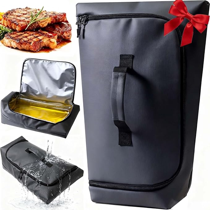 270° Opening BBQ Blanket for Resting Meat, Insulated Leak-Proof Meat Resting Bag for Brisket, Father's Day Birthday Gift for Men Dad Husband, Smoker Grilling Accessories for Kitchen Camping Party