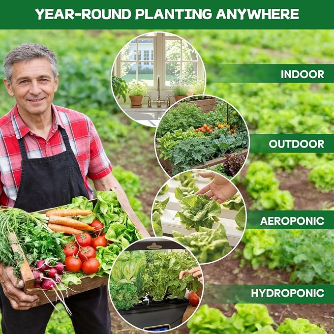 Groundio 40,000+ Heirloom Seeds Kit, 37 Vegetable Seeds Individual Pack - Non GMO for Planting Vegetables, Fruit and Herbs, Outdoor Garden Seeds for Indoor & Outdoor Garden Planting