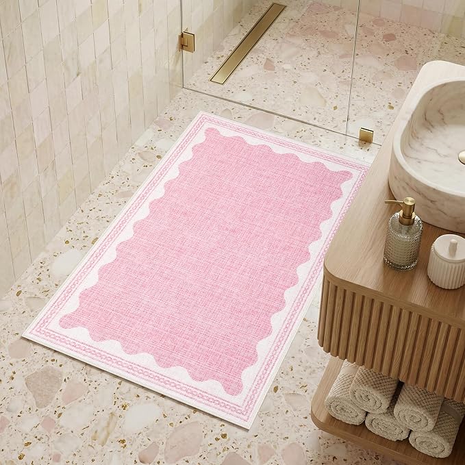 GarveeHome Scalloped Rug
