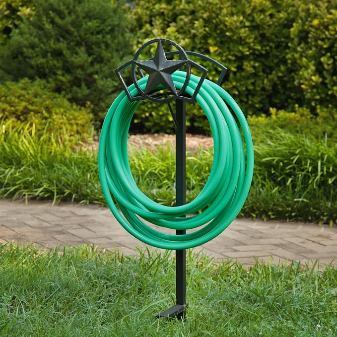 Liberty Garden Products 117-KD Star Hose Stand, Black