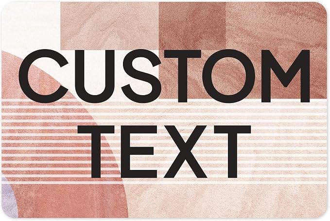 Custom Sign, Custom Street Sign, 11 Font Colors, 13 Font Styles, 4 Hole Options, 22 Sizes, 12x18 Inches, Rust Free DiBound, Fade Resistant, Made in USA by My Sign Center (Mid-Century Modern 1)