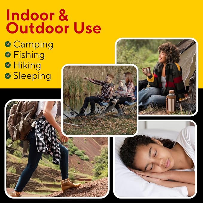 Travel Mosquito Repellent Pouches 12 Pack – Natural Indoor & Outdoor Mosquito Repellent for Home, Patio, Yard & Camping | Long-Lasting Mosquito Repellent Bags – Safe for Kids & Pets