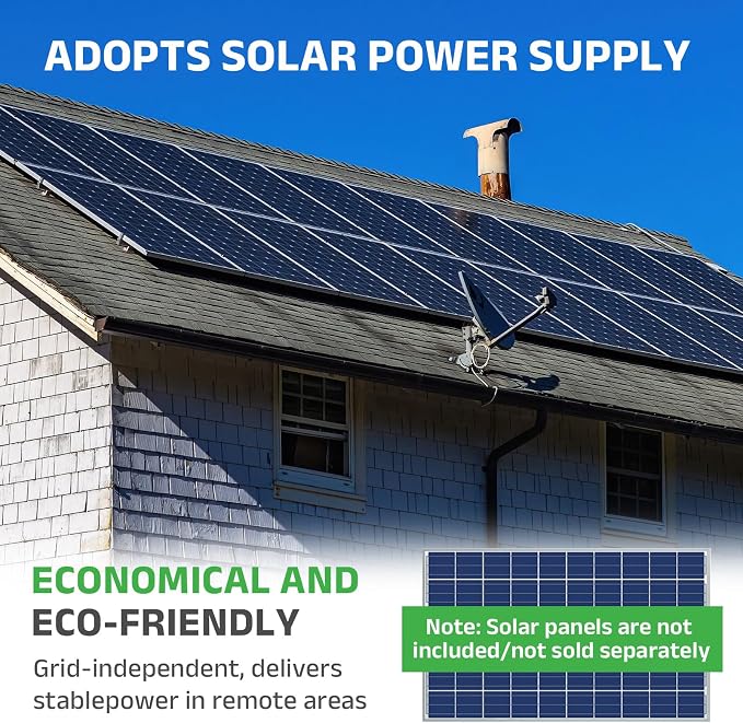 Solar Powered Pool Pump, AC/DC 1.6 HP 119 GPM，Solar Pool pump Kit | Panel Guide: 1600 W + | Voc < 450 V , Solar Water Pump Kit