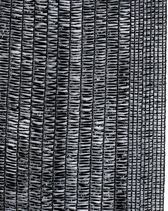 Agfabric 30% Sun-Block Shade Cloth Net Mesh Shade with Clips for Garden Patio&Plants, 6x12ft Black