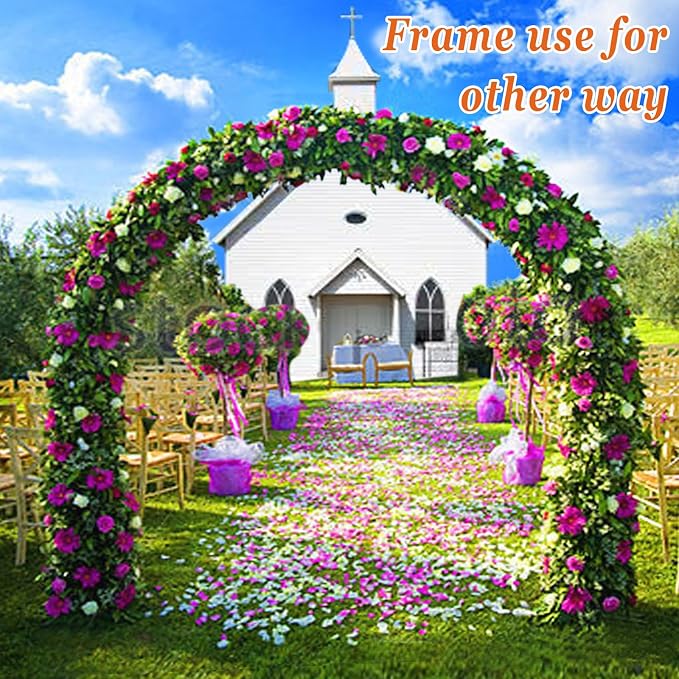 Greenhouse Replacement Frame for 20' X 10' X 7' Larger Hot Garden House , Support Arch Frame Climbing Plants/Flowers/Vegetables (20' X 10' X 7')