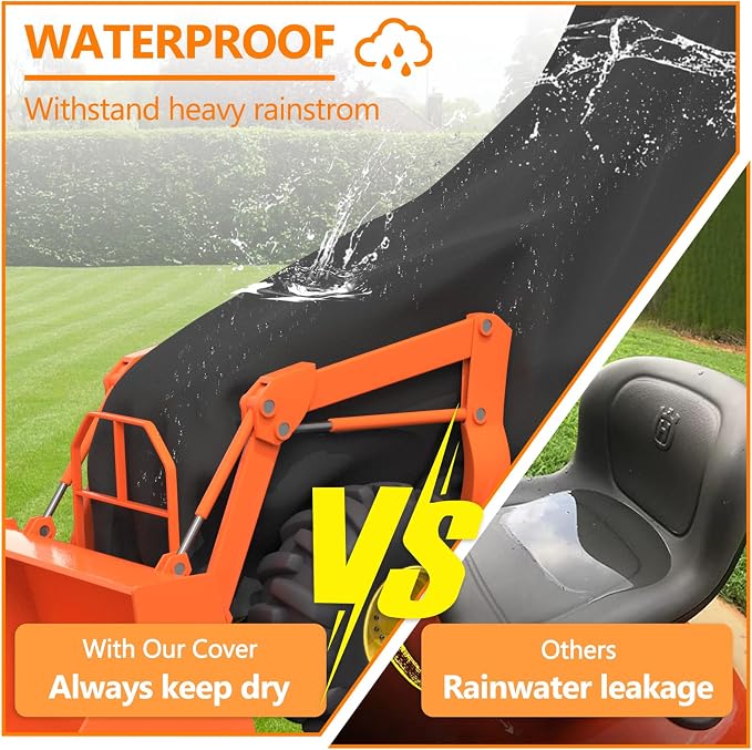 STARTWO Tractor Cover Waterproof Heavy Duty for Compact Utility Tractors LP95637 for Series 2320 2520 2720 3120 3320 3520 3720 3203 4105
