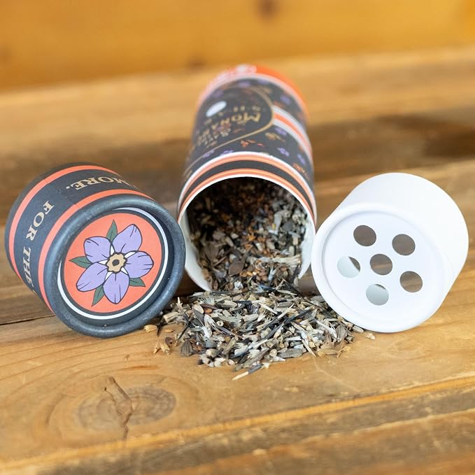 Mountain Valley Seed Co Save The Monarchs Wildflower Seed Shaker - 100,000+ | Wild Flower Seeds for Planting Beautiful Seed Shaker 13 Varieties Attract Monarch Butterflies & Pollinators Covers 250 sq ft