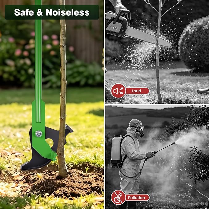 Heavy-Duty Tree Puller Tool – High-Leverage Sapling Puller for ¼ inch - 3/8'' inches Roots, Manual Root Remover for Shrubs, Vines & Thorns, Eco-Friendly Garden Tool