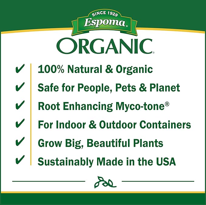 Espoma Organic Seed Starter Premium Potting Soil Mix - All Natural & Organic Seed Starting Mix with Mycorrhizae. for Organic Gardening, 16 qt, Pack of 2