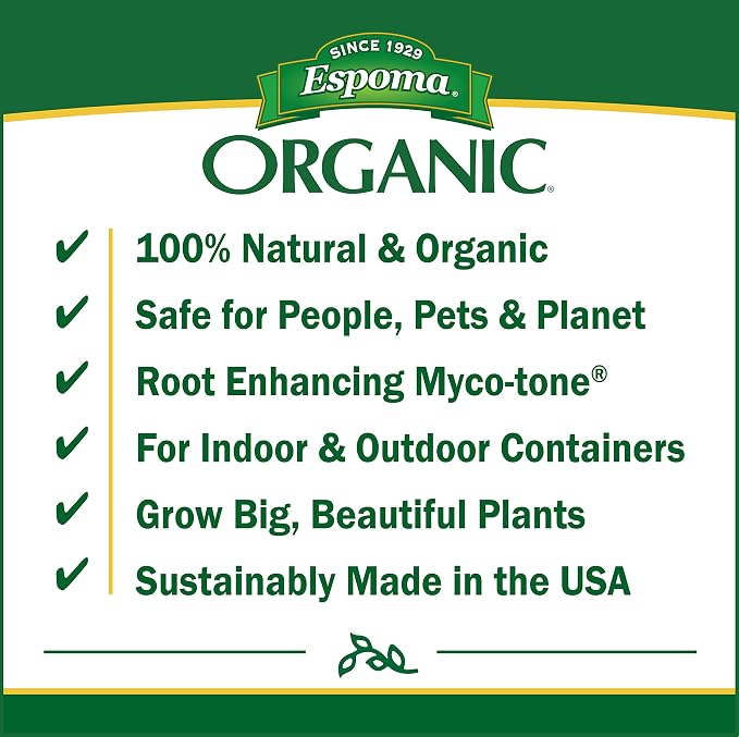 Espoma Organic Seed Starter Premium Potting Soil Mix - All Natural & Organic Seed Starting Mix with Mycorrhizae. for Organic Gardening, 8 qt, Pack of 2