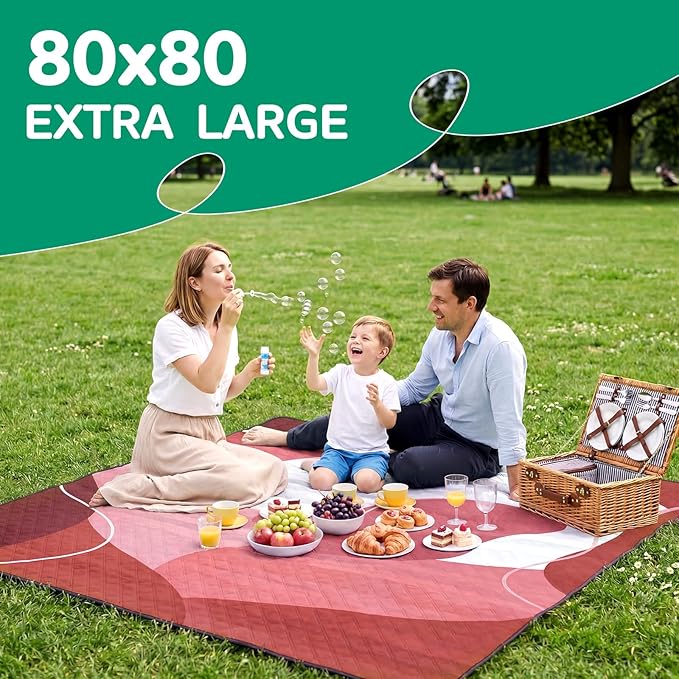 Waterproof Beach Blanket Picnic Outdoor Camping Mat Rug Women Christmas Xmas Birthday Gift Ideas Bonus Mother Day Mom Mama Mother Day Daughter Son Law Unique Who Have Everything Good Cool Busy Useful