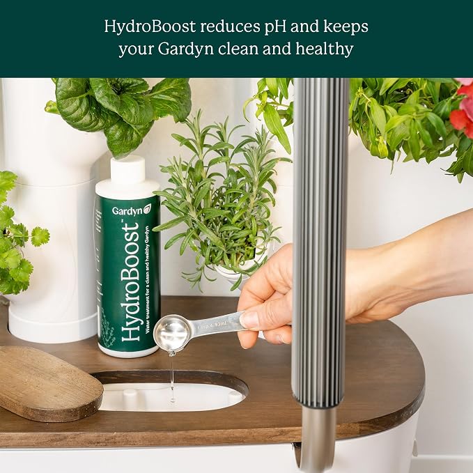 Gardyn HydroBoost for Hydroponic Indoor Gardens - 250 ml | Plant based water treatment, balances plant nutrients & reduces need for more intensive growing system cleanings