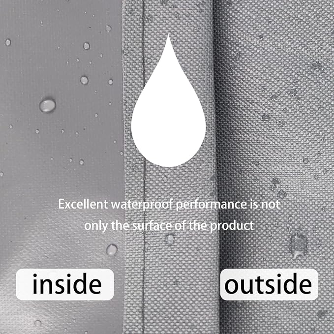 Waterproof Universal Generator Cover 24 x 18 x 20 inch for Predator 3500 Predator 4375 Wen 3800 Honda EU3000iS,Heavy Duty Thicken 600D Polyester,Weather and UV Resistant,Grey