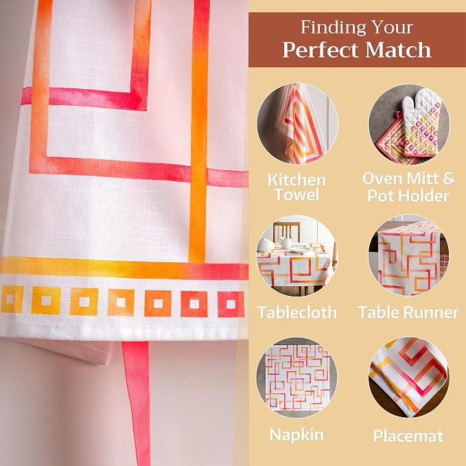 Maison d' Hermine Aprons for women with Pocket 100% Cotton (27.50"x31.50") | Adjustable Neck Strap & long ties Apron Men Chef Wedding Cooking Gardening Server Maid