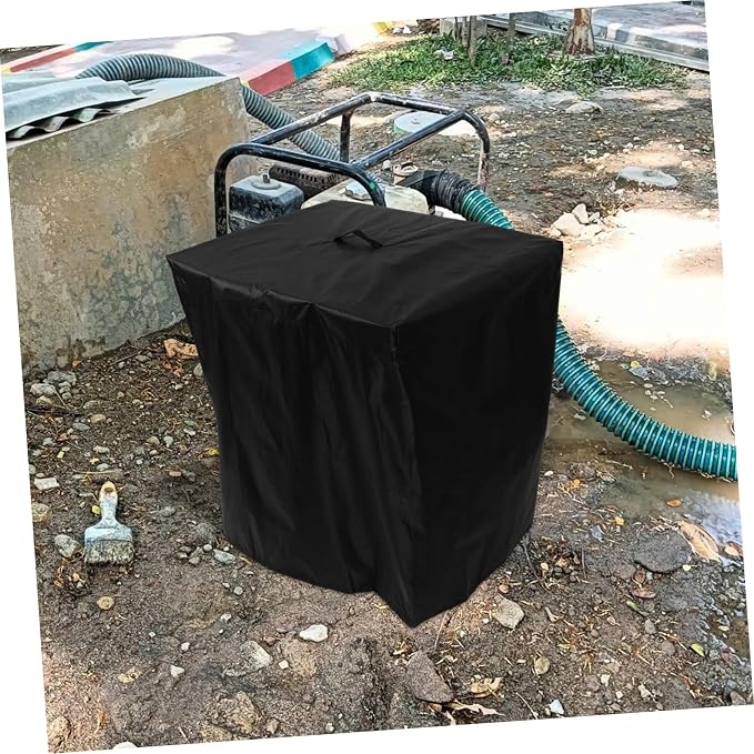 Pool Pump Cover for Winter Durable Filter Pump Cover for Above Ground Pool Equipment Snug Drawstring Design Easy to Clean