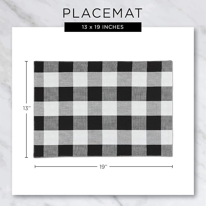 DII Garden Inspired Outdoor Tabletop Collection, Water Resistant, Placemat (Set of 6), Floral