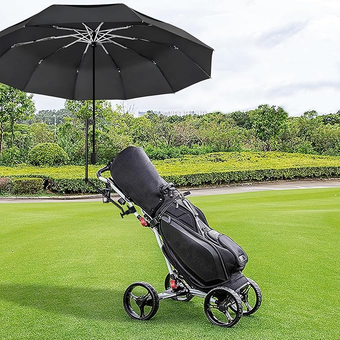 XLINGZA UPF 50+ Beach Umbrella with Adjustable Universal Clamp