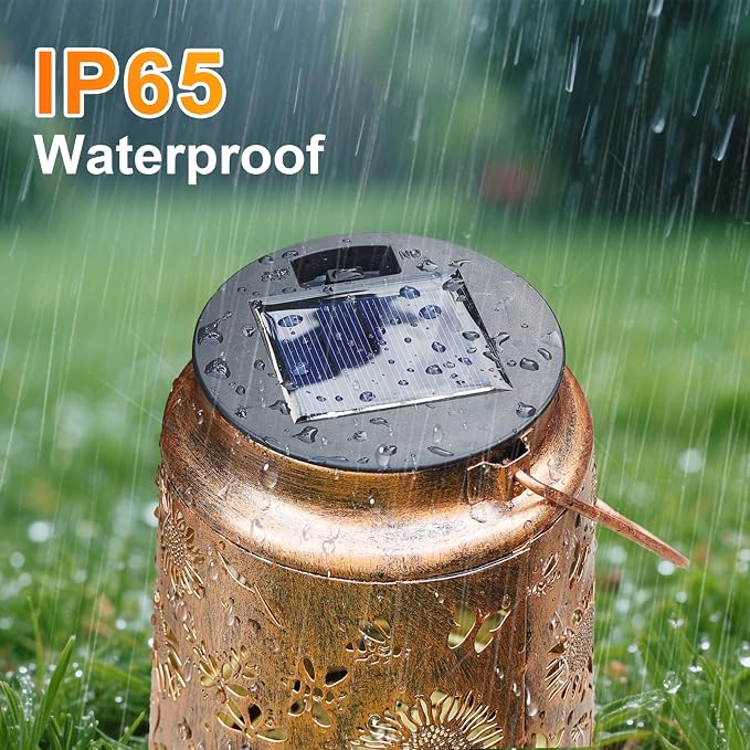 YJFWAL 1P Solar Light Replacement Top(Top Size 3.15 inch, Bottom Size 2.76 inch) LED Solar Panel Lantern Lid Lights for Lanterns Garden Patio Decor(Warm White)