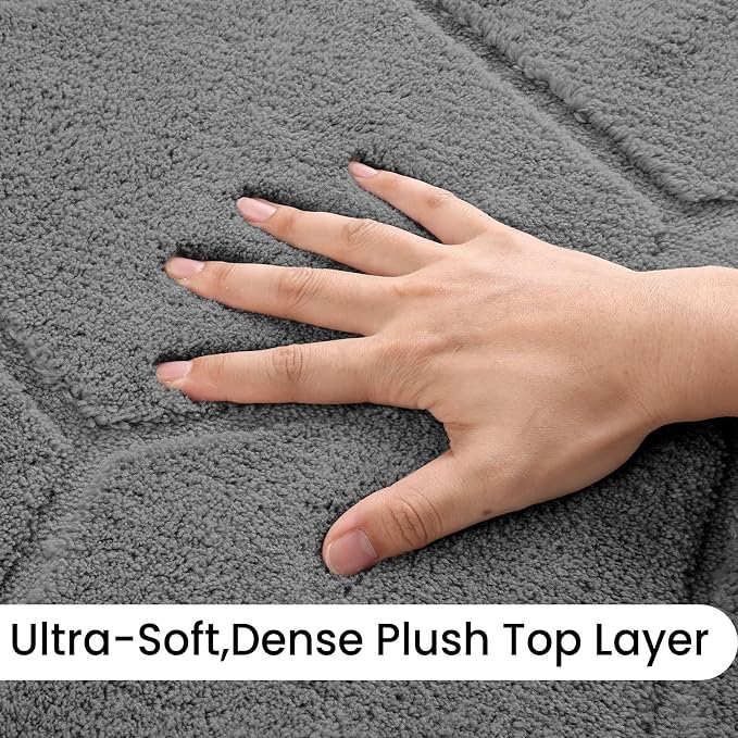 Sour Lemon Area Rugs 10x14 Living Room Bedroom, Exta Large Carpet Grey Rug | Washable, Geometric Alfombra Para Salas Modernas, Non Slip Big Soft Thick Fluffy Plush, Memory foam Rug for Kids Playroom