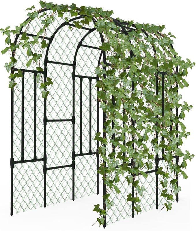 Trellis for Climbing Plants Outdoor - Cucumber Trellis for Raised Bed, Size:71 * 47 * 79 inch, Garden Trellis for Climbing Plants, Cucumber, Vegetable, Tomato, Flowers
