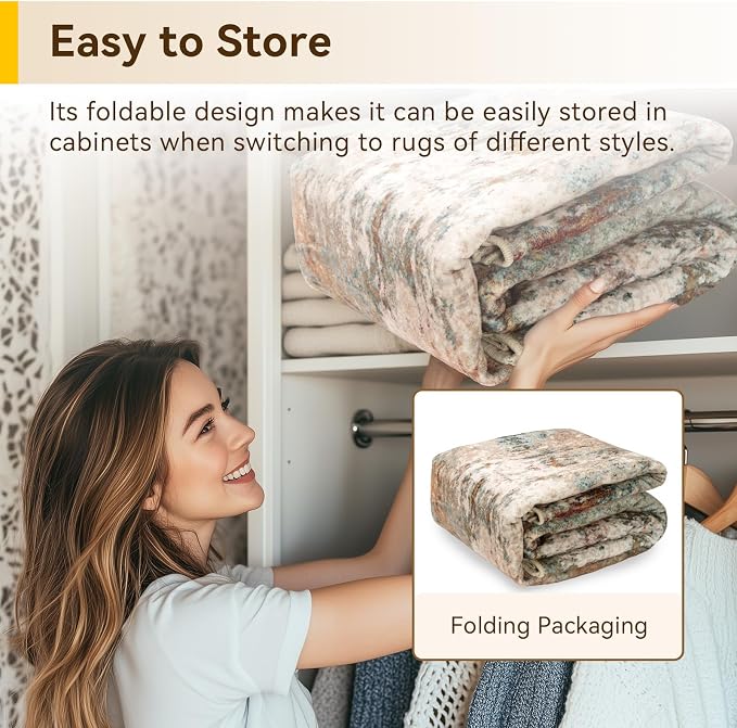 RELEANY Washable 6'x8' Abstract Area Rug for Living Room Rustic Brown | Carpet for Bedroom, Kitchen, Office, Hallway and Entryway, Printed Pattern, Non‑Slip, Soft, Stain‑Resistant, Easy to Clean